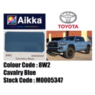 AIKKA AUTOMOTIVE PAINT / TOYOTA 8W2 / CAVALRY BLUE / TOUCH UP PAINT / DIY CAT SPRAY TIN / CAT KERETA