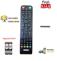 Remote Điều khiển tivi Nanomax LED/LCD/Smart TV- Hàng chính hãng theo TV 100% Tặng kèm Pin