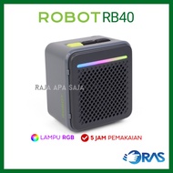 Speaker Bluetooth Mini Robot RGB Wireless Portable Speker Spiker Sepeker Blutut Blutooth Portabel We