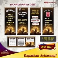 Banner SPBT - Banner Pintu Bilik BOSS