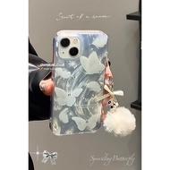 Sparkling Silver Diamond INS Butterfly Case for OPPO A16 A17 A1K A31 A38 4G A3s A3X A5X A76 A58 A57 