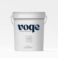 Voqe สีน้ำอะครีลิคแท้ 100% เฉดสีหิมะยามเช้า 9 ลิตร สีทาบ้าน ทาอาคารพรีเมี่ยม เกรด15 ปี เนื้อสีเยอะ