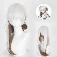 Huafei Back to the Future 1999 Rabbit Fur Handbag cos Wig Gradient Color Matching Styling