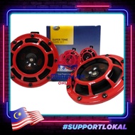 Hella Super Tone 12V Dual Louder Universal Car Horn Set with Relay 4-Pin Relay 3AG 003 399-801