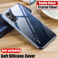 For Xiaomi Redmi Note 11S 4G 2201117SG 2201117SI 2201117SY 2201117SL Slim Soft Clear Silicon Rubber 