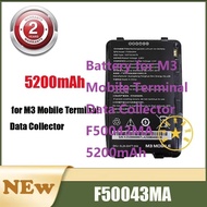 Battery for M3 Mobile Terminal Data Collector F50043MA 5200mAh
