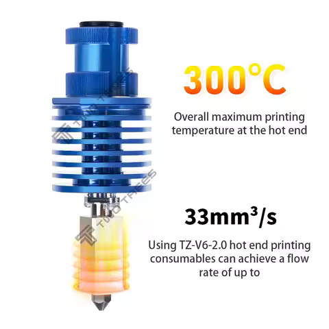 TZ V6 2.0 Hotend Kit For Creality Ender 3/Ender 3 PRO/Ender 3 V2/CR10/VORON 2.4/Prusa Hi-End Extrude
