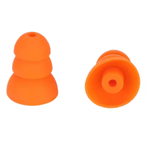 Replacement Orange Replaceable Silicone Eartips Noise Cancel for Shure Se846 Se535 Se215 and Inner H