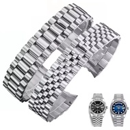 904L Solid Stainless Steel Watch Accessories Band For Rolex DATEJUST DAY-DATE OYSTERPERTUAL DATE Sil