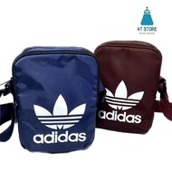 Adidas Mini Korean high-end unisex cross-bags to go out to school in black leather cheap price waterproof fashion
