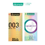 [Bundle of 2] 003 Real Fit Condoms Pack of 10s + Okamoto OK Smart Fit Condoms 10s