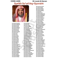 Pendrive Al-Quran 30Juzuk (114 Surah) Syeikh Su'ud Asy Syuraim Siap Dengan USB Pndrive 4GB MP3 (Pend