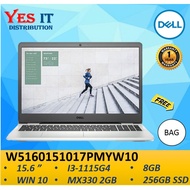 DELL Inspiron15 W5160151017PMYW10 Laptop ( i3-1115G4, 8GBD4, 256GB SSD, 15.6"FHD, W10H, 1YW ) FREE B