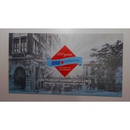 2013 First Day Cover Malaysia – RHB Bank-100 Years of Banking Excellence