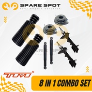 [8 IN 1] TM FR & RR Absorber / ABS Mounting / ABS Cover for Perodua Myvi 18 Gen3 New Myvi D20N M800 