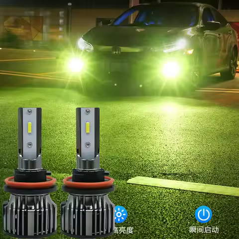 2x LED Headlight H7 H4 H11 9006 HB3 H1 Lemon High Low CSP Lamp Bulb For Toyota RAV 4 RAV4 2005 2007 
