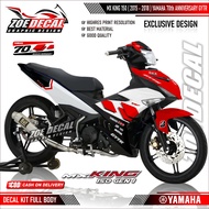 Latest Decal Yamaha MX KING 150 OLD 2016 2018 Full Body Motif YAMAHA 70th Livery/ ANNIVERSARY GYTR