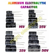 2PCs/LOT Electrolytic Capacitor 16V 25V 35V 50V 1000uF 2200uF 3300uF 4700uF