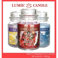 [Korea] 630g LUMIE Scented Candle Large Jar candle Aromatic candle Candle warmer