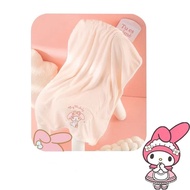 MINISO My Melody 70X140CM Children Large Bath Towel Kawaii Fashion Print Soft Towel Cartoon Strong W