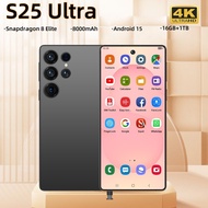 S25 Ultra Smartphone 16GB+1TB 6.9 inch HD Screen 5G Cellphone 8000mAh Android 15 Android Phone