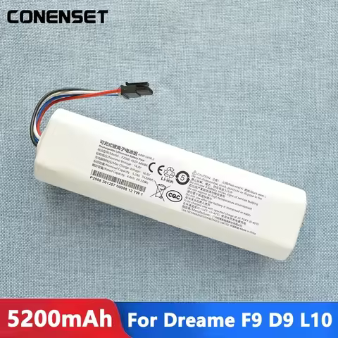 14.4V Robotic Vacuum Cleaner Replacement Battery For Dreame F9 D9 L10 Z10 Pro Plus MAX RLS3 RLS3D RL