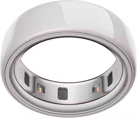 Oura Ring 4 Ceramic Smart Ring Cloud Color Size 8 Health Tracker Sleep Monitor Activity Fitness