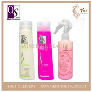 QS 3D Gold Series Shampoo & Mask - 320ml x2 + 3D51 Hydro Hair Spa Leave In Conditioner Spray - 265ml