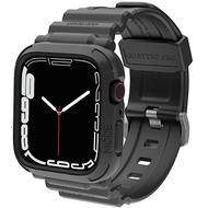 Elkson Apple Watch S9/8/7/6/5/4/SE 一體成形軍規錶帶-神秘黑38/40/41mm_廠商直送