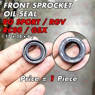 Front Sprocket Oil Seal (17x28x6) for RG Sport, RGV, RC80, GSX Motorcycle
