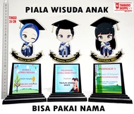 Piala Wisuda Anak Paud TK Murah Custom Nama