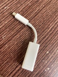 Apple Thunderbolt 對 Gigabit 乙太網路轉換器