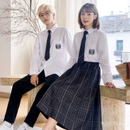 Graduation Class Uniform Preppy Style Summer Suit Junior High School Students Games Chorus Costume H