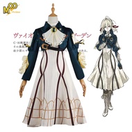 Anime Violet Evergarden Cosplay Violet Evergarden cosplay Costume and Wig and shoes Women Japanese a