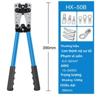 Đa Năng Uốn Kìm HX-50B Thép Carbon Lục Giác Dụng Cụ Đóng Đnh Cho Ống Nhà Ga Pin Cáp Chốt Giờ 6-50mm2