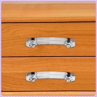 [TisityMY] Acrylic Cabinet Handle, Cupboard Handle, Kitchen Drawer Handle, Cabinet Handle with Fixing Screws, Handle, Drawer Handle