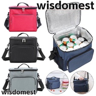 WISDOMEST Insulated Lunch Bag,  Cloth Travel Bag Cooler Bag, Thermal Tote Box Picnic Lunch Box Adult Kids