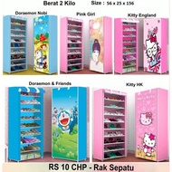 CODE M26S Closed Shoe Rack with Zipper Plastic Shoe Cabinet Multi-Purpose Anti-Dust Storage Rack Siz
