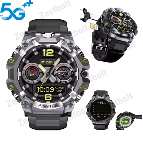 Upgrade Android 10.0 Smart Watch 4G Cellular Version Smartwatch With HD Dual Camera IP68 Watchproof 