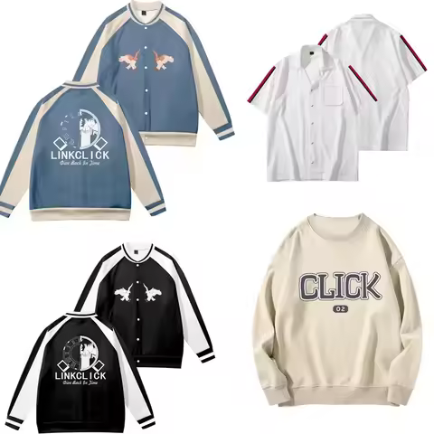 Link Anime Click Baseball Jacket Men Bomber Jacket Outerwear Shiguang Daili Ren Lu Guang Cheng Xiaos