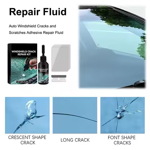 Windshield Repair Kit Car Windshield Crack Repair Fluid Car Windshield Crack Repair Kit for Chips an