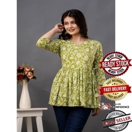 Kurti Indian Women Kurtis Top Saree Sari Punjabi Suit Readymade Kurti UD43057APTP