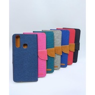 Flip Cover Vivo Y12 / Y15 / Y17 Flip Case Vivo Y12 / 15 / Y17 Canvas Diary