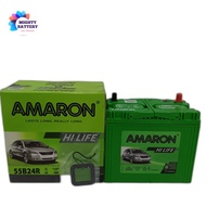 Aki Amaron Hi Life NS60/55B24R/55B24LS/NS60LS/55B24L/NS60L 45Ah