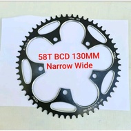 Vxm Chainring 58T BCD 130mm Chain ring Folding Bike