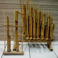 ANGKLUNG BAMBU SET/alat musik tradisional angklung 1 oktaf