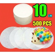 500pcs Pau Paper Steamed Bun Paper Kertas Pao 10cm 包纸 /Burger Patty Paper/ Kertas Burger/Hamburger P