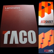 CATALOG MASTERBOOK HPL TACO TERBARU 2022, PVC SHEET TACO, EDGING & ECO