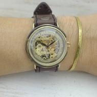 手工手錶 BHW059 手動上鍊 Brass36mm 阿拉伯數字縫紉機針帶