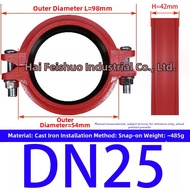 JISHUO | Gutter Steel Pipe Clamp DN100